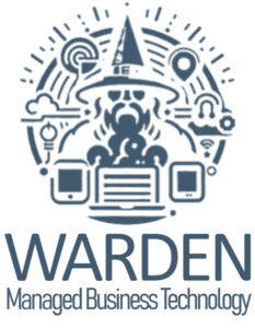 Jadex Strategic Group's Warden™ Managed Business Technology™ logo: Cybersecurity and technology symbolized by an intricate teal design, of a mystical warden showcasing cloud innovation.