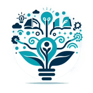 An idea bulb illustration with various icons, representing Jadex Strategic Group's knowledge transfer in their Microsoft 365 cloud service.